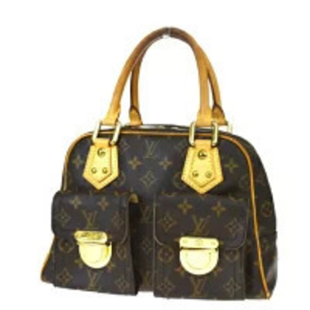 Louis Vuitton Manhattan Handbag Monogram Leather
